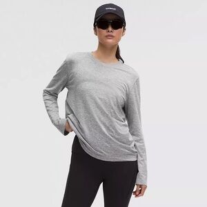Lululemon relaxed long sleeve shirt hip length